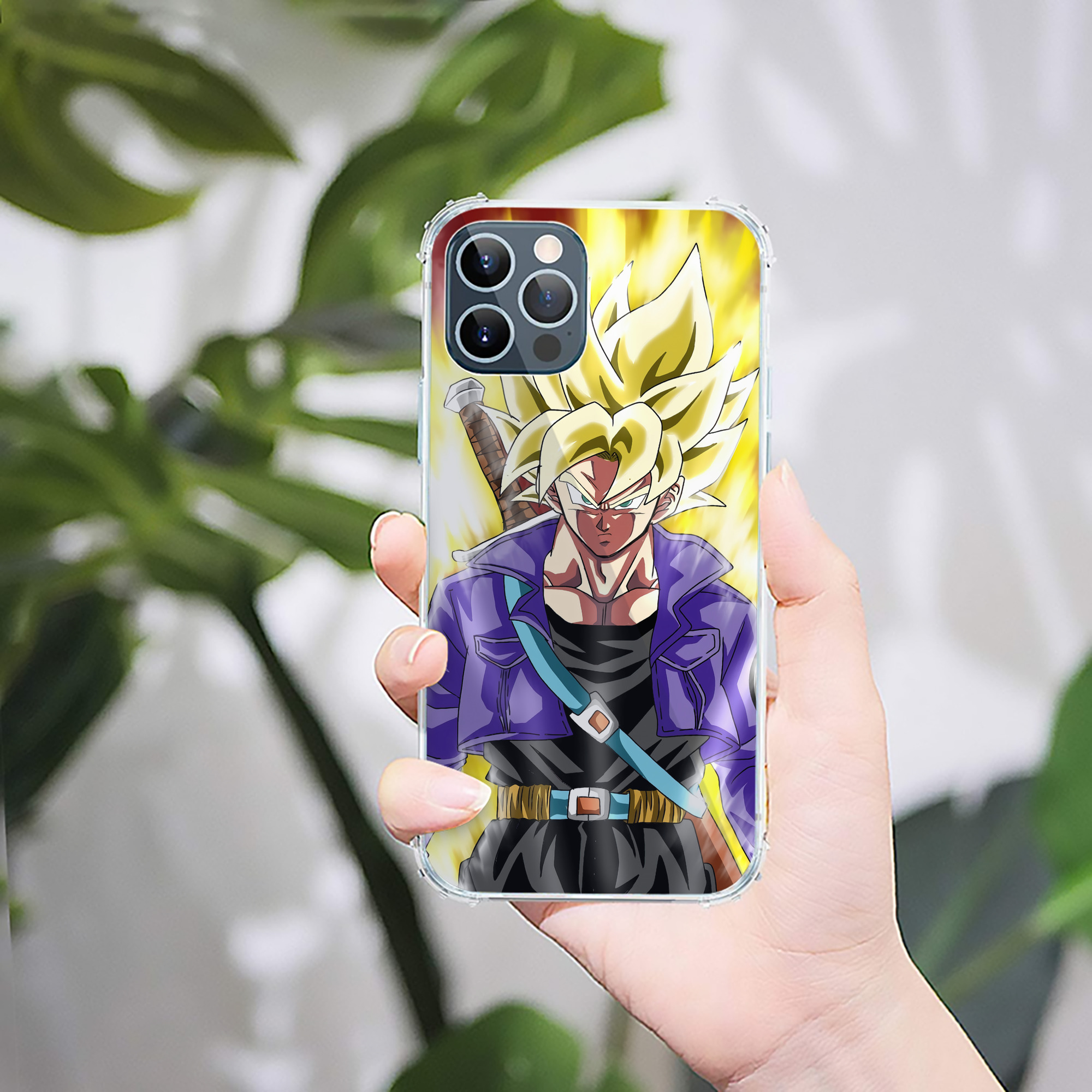 （画像用） ドラゴンボール DRAGON BALL 【iPhone 12シリーズ対応】透明スマホケース（クリアソフトケース）